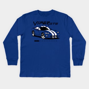 Dodge Viper GTS Kids Long Sleeve T-Shirt